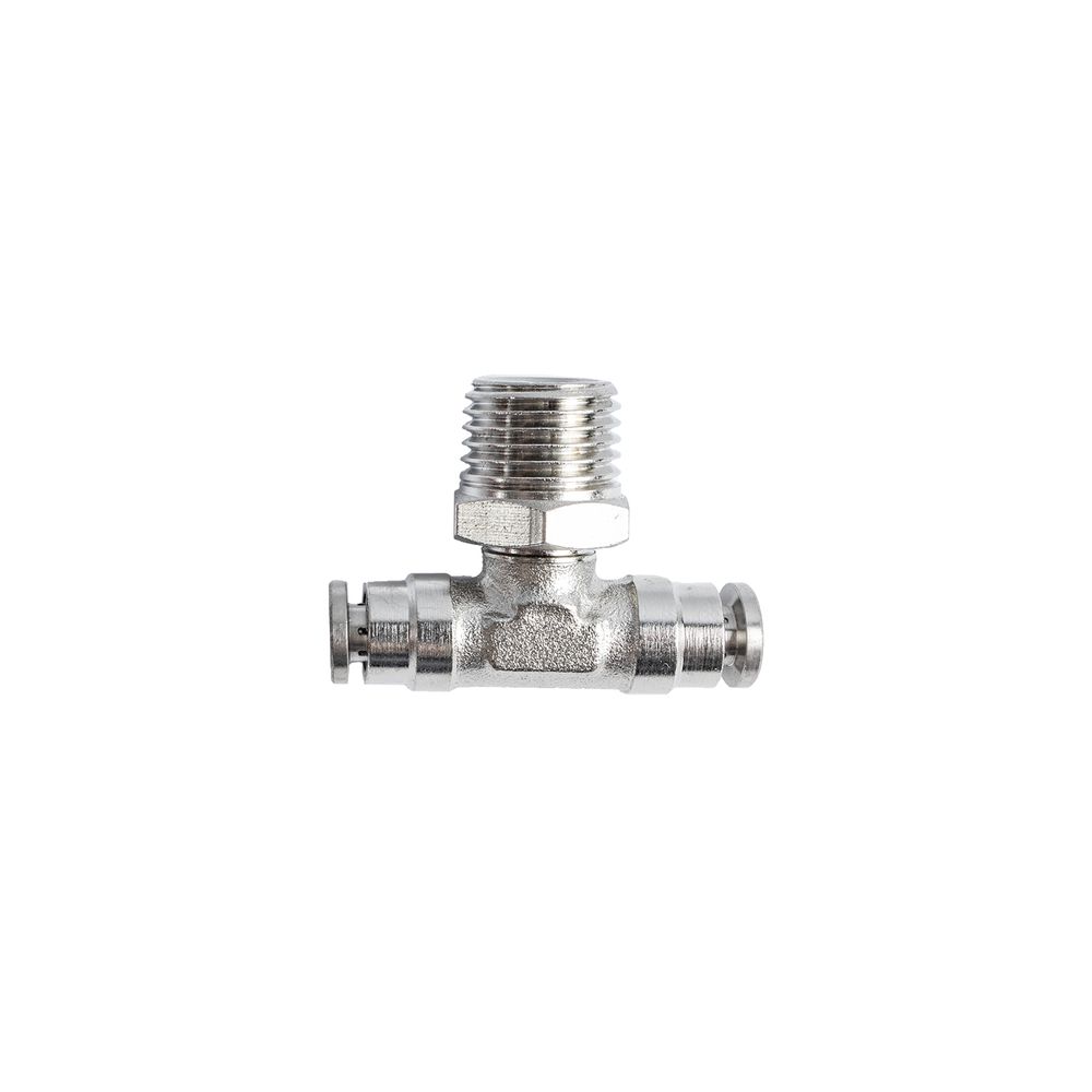 Metal Pu Fitting T-joint 4mm 1/4' M